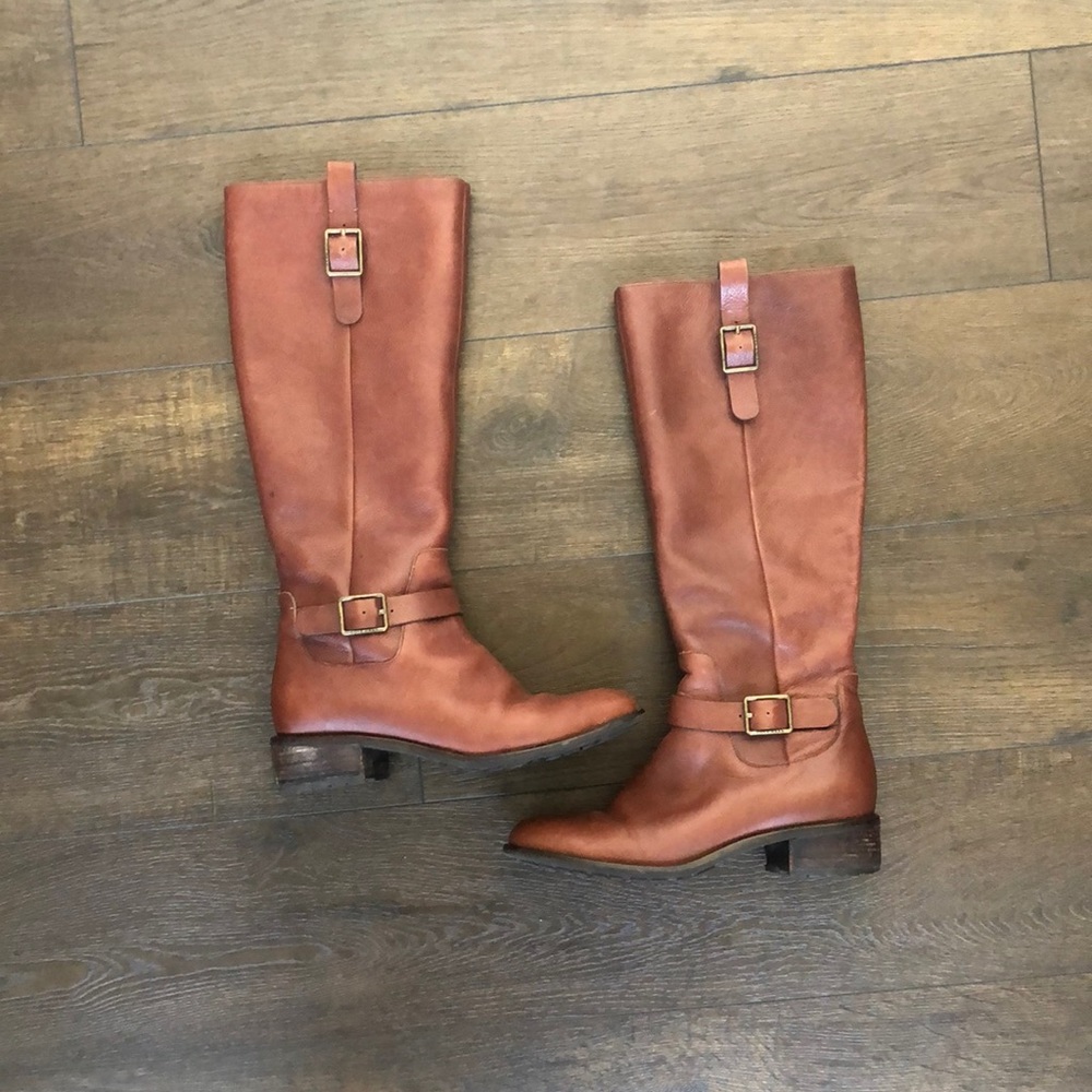 Cole Haan grand os tall leather boots size 7